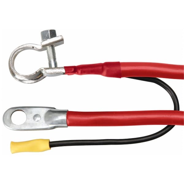 Southwire 56in. Red 4 Gauge Battery Cable With Lead Wire 54-4LR - main